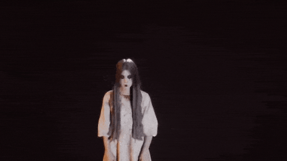 An unsettling figure from ItLivesInTheWoods
